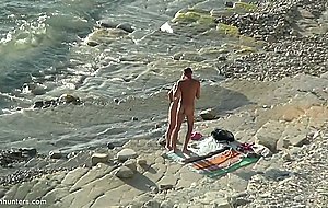 Amateur beach sex with sweet couple