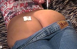 Big booby babies striping nudes, 2 rectal temps 4 insertions and 4 suppositories in her butt