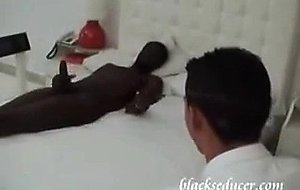 Black playa seduces handsome white boy and pounds his butthole ...