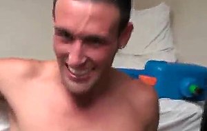 Two boys suck dick at dorm room party
