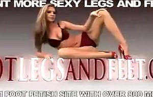Hot lesbians in foot fetish sex set