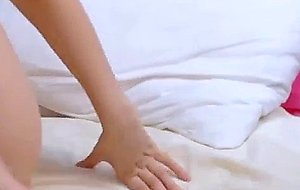 Busty Teen Rubbing and Fingering