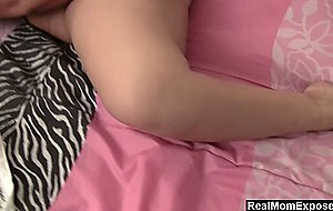 A goregous brunette mom fucked intense at home