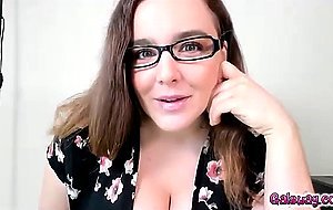 Tech support Natasha offer for a live pussy show to April