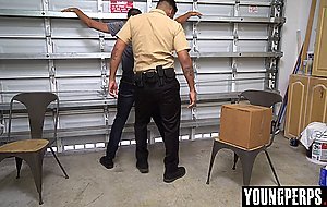 Officer Leo Silva searches young perps bedroom and anal fucks him