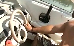 Nice blond teen fucking on boat