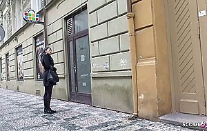 German scout skinny girl tiny tina fuck at pickup casting