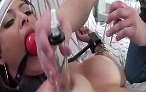 Milf gets nailed after having their breast pumping excitement