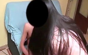 Spanish girls fucks for spycam