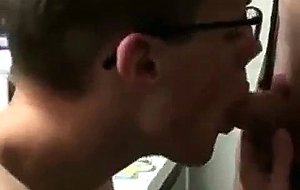 College guys sucking each other off in dorm room