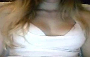 Blonde teen webcam tits pussy 