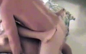 Morning sex ends with a cumshot
