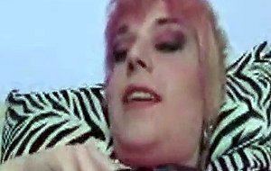 Redhead trans solo with a cumshot
