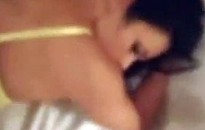 Latina hottie anal and facial