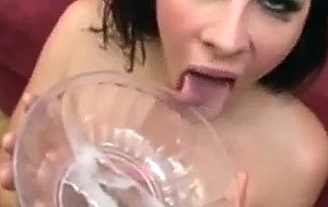 Gianna michaels eating loads of cum 