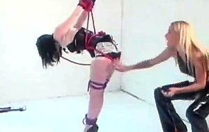 Nicole sheridan ties up her slave and spanks