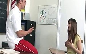Wild neat student assaults her teacher