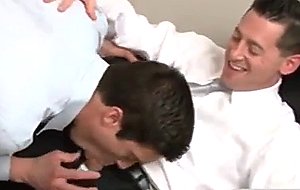 Lucky guy gets his tight anus fucked in office 7 by hardonjob