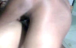 Latina blonde swallowing and getting fucked by a bbc