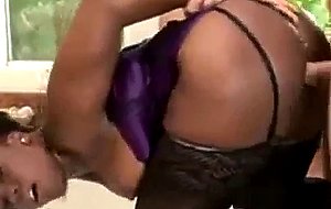 Black teen slut rides intense cock
