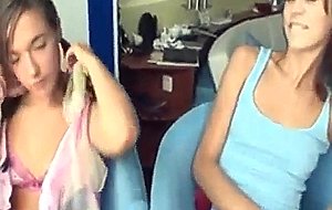 Duo lesbians duo dildoing pussies