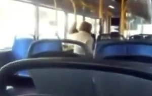 Hot blonde girl bj and swallow on public bus 