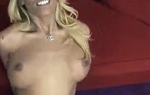All american tranny at play with herself