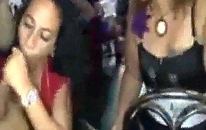Babes sucks at wild party