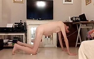 me naked stretching out