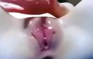 Closeup perfect pink wet pussy so perfect