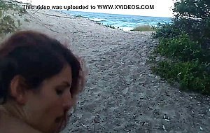 Amateur Wife Redhead Big Sexy Tits Sex Public Beach