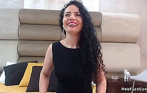 Amateur Latina mature masturbates on webcam