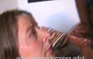Svensk kvinna suger kuk på Borlänge