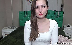 Small tits beauty strips underwear on webcam
