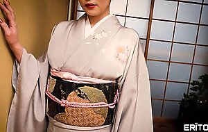 Erito, bondage training for kimono beauty japanese
