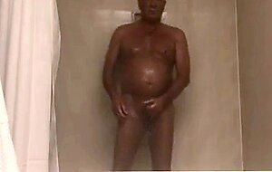 Grandpa morning shower