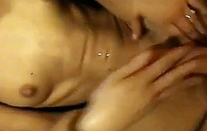 Petite Eurasian girl orgasms really fast on that dick