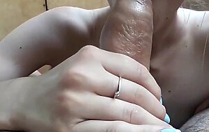 GREAT BLOWJOB FROM YOUNG WHORES / CUMSHOT IN MOUTH AND ON FACE