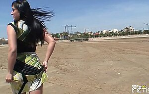 Big tits for you, tattooed spanish babe gets both holes drilled deep pov style