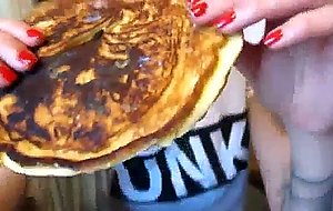 Pancake with creampie