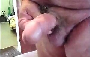 Daddy blows delicious cock