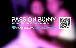 Passionbunny, beautifull after party in neon lights in car with two hotties and goldteachers
