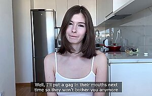 Cutie kim, neighbor wanted sex and the condom lost in her pussy