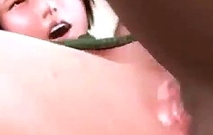 Roped hentai beauty pussy fingered and fucked good