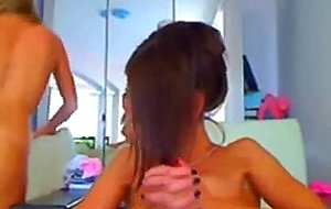 Two honey girls on webcam show