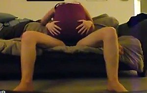 Amateur pawg in sofa fuck