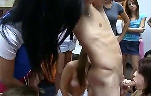 College lez humiliated with cock and cum