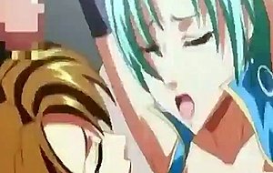 Two hentai babes rubs their boobs