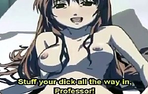 Hentai girl screams in bondage penetration