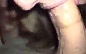 Blonde whore straight off streets sucking dick for pay